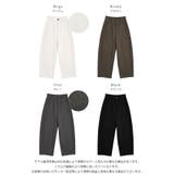 カーブパンツ ワイドパンツ ハイウエスト | SUGAR BISKET | 詳細画像3