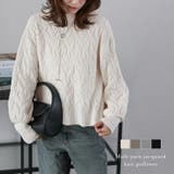 モールヤーン ジャガード ニット | SUGAR BISKET | 詳細画像1 