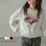 裏起毛 ヴィンテージプリント 古着風 | SUGAR BISKET | 詳細画像1 