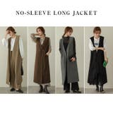 韓国ファッションロングジャケット レディース ノースリーブ | SUGAR BISKET | 詳細画像5 