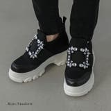 スニーカー ビジュー 厚底 | SUGAR BISKET | 詳細画像1 