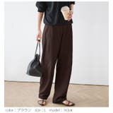 ポンチカーブパンツ ウエストゴム ワイドシルエット | SUGAR BISKET | 詳細画像7