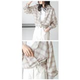 シアーシャツ カシュクールシャツ チェック柄 | SUGAR BISKET | 詳細画像8