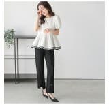 ペプラム ブラウス パフスリーブ | SUGAR BISKET | 詳細画像7