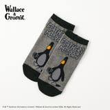 ミディアムグレー | 【ウォレスとグルミット】スニーカー丈ソックス | SUKENO【WOMEN】