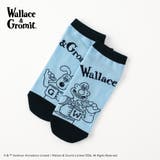 ブルー | 【ウォレスとグルミット】スニーカー丈ソックス | SUKENO【WOMEN】