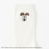 【ウォレスとグルミット】刺繍付きリブクルーソックス | SUKENO【WOMEN】 | 詳細画像4 