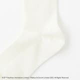 【ウォレスとグルミット】刺繍付きリブクルーソックス | SUKENO【WOMEN】 | 詳細画像5 