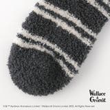 【ウォレスとグルミット】刺繍付き細ボーダールームソックス | SUKENO【WOMEN】 | 詳細画像6 