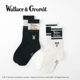 【ウォレスとグルミット】刺繍付きリッチェルクルーソックス | SUKENO【WOMEN】 | 詳細画像1 