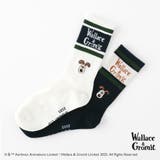 【ウォレスとグルミット】刺繍付きリッチェルクルーソックス | SUKENO【WOMEN】 | 詳細画像9 