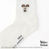 【ウォレスとグルミット】刺繍付きリッチェルクルーソックス | SUKENO【WOMEN】 | 詳細画像5 