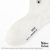 【ウォレスとグルミット】刺繍付きリッチェルクルーソックス | SUKENO【WOMEN】 | 詳細画像6 