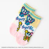 ピンク(三面切替) | 【ANGEL BLUE】スニーカー丈ソックス | SUKENO【WOMEN】