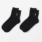 ネイビー(ピンク刺繍) | 【EASTBOY】13cm丈ワンポイント紺ソックス（2P） | SUKENO【WOMEN】