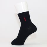 紺 レッド刺繍 | 【EASTBOY】2足セット 13cm丈片面刺繡スクールソックス | SUKENO【WOMEN】