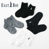 【EASTBOY】畔リブクルーソックス | SUKENO【KIDS】 | 詳細画像1