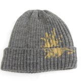 ニット帽メンズ ニット帽レディース ニットキャップ ペイントプリントニット | SUNY PLACE  | 詳細画像5 