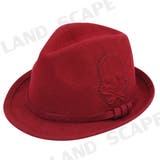 ドクロ型押しラインストーンフェルトHAT | SUNY PLACE  | 詳細画像4 