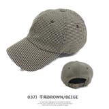 千鳥ローキャップ | SUNY PLACE  | 詳細画像4 