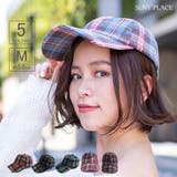 帽子 ウォッシュチェックローキャップ レディース | SUNY PLACE | 詳細画像1