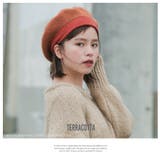帽子 リブニットフェルトベレー帽 レディース | SUNY PLACE | 詳細画像18