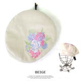 帽子 flower刺繍ベルトベレーレディース 秋冬 | SUNY PLACE | 詳細画像4