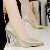 クリア チャンキー ハイヒール パンプス | SVEC | 詳細画像39 