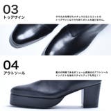 プラットフォーム レザー ハイヒールブーツ | SVEC | 詳細画像10