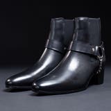 サイドゴア レザー リングブーツ / チェーン ハイヒール | SVEC | 詳細画像12 