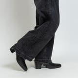 サイドゴア レザー リングブーツ / チェーン ハイヒール | SVEC | 詳細画像14 