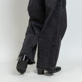 サイドゴア レザー リングブーツ / チェーン ハイヒール | SVEC | 詳細画像15 