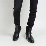 サイドゴア レザー リングブーツ / チェーン ハイヒール | SVEC | 詳細画像18 