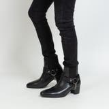 サイドゴア レザー リングブーツ / チェーン ハイヒール | SVEC | 詳細画像19 