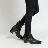 サイドゴア レザー リングブーツ / チェーン ハイヒール | SVEC | 詳細画像20 