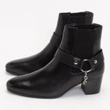 サイドゴア レザー リングブーツ / チェーン ハイヒール | SVEC | 詳細画像7 