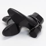 サイドゴア レザー リングブーツ / チェーン ハイヒール | SVEC | 詳細画像8 