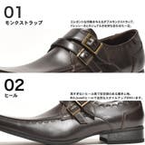 モカシン ビジネスシューズ / ダブルストラップ | SVEC | 詳細画像8 