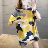 Tシャツ オーバーサイズ カモフラ 迷彩 NXL2047 | SVEC | 詳細画像12 