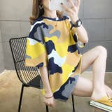 Tシャツ オーバーサイズ カモフラ 迷彩 NXL2047 | SVEC | 詳細画像14 