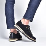 ブラックブラック | ２トーン レースアップ カジュアルシューズ | SVEC