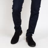 ブラックスエード | かかとが踏めるサイドゴアシューズ / スリッポン | SVEC