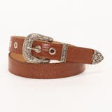 Camel | スカルプチャーバックルクロコ柄ベルト | SVEC