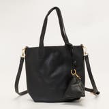 BLACK | シボ ポーチトートバッグ | SVEC