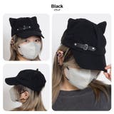 猫耳 バックルキャスキャップ | SVEC | 詳細画像11