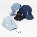 クロスモチーフメタルデニムキャップ | SVEC | 詳細画像1 