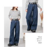 ミドルウエスト ルーズワイドパンツ | SVEC | 詳細画像15 