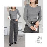 LARU / コットンフライス長袖Tシャツ | SVEC | 詳細画像14