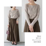 LARU / コットンフライスボートネックロングスリーブシャツ | SVEC | 詳細画像10