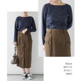 LARU / コットンフライスボートネックロングスリーブシャツ | SVEC | 詳細画像16